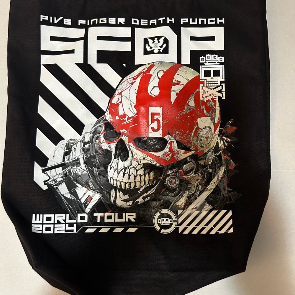 Five Finger Death Punch World Tour 2024 Tote Bag